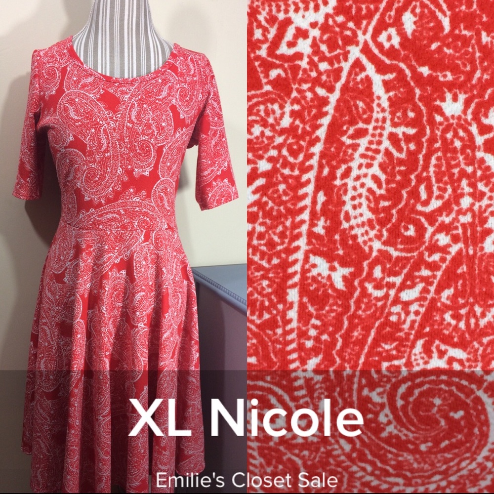 EUC LuLaRoe Nicole Dress